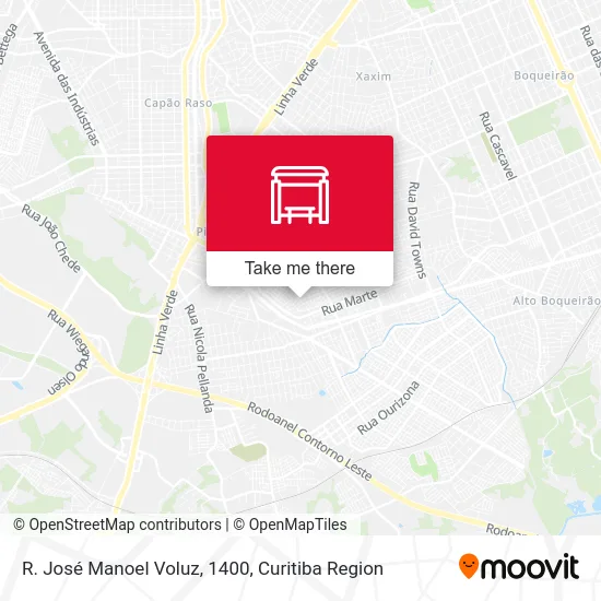 R. José Manoel Voluz, 1400 map