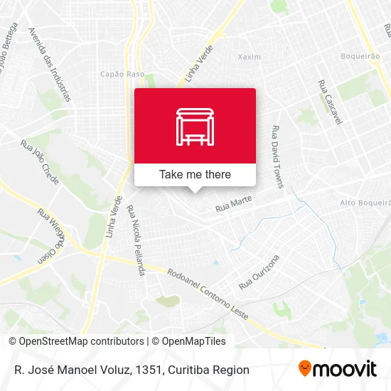 R. José Manoel Voluz, 1351 map