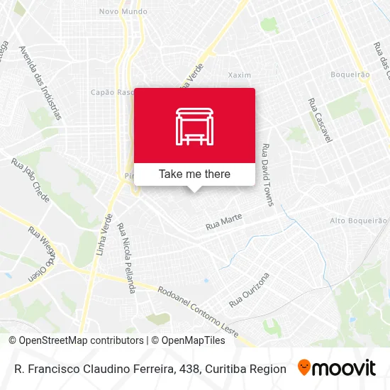 R. Francisco Claudino Ferreira, 438 map