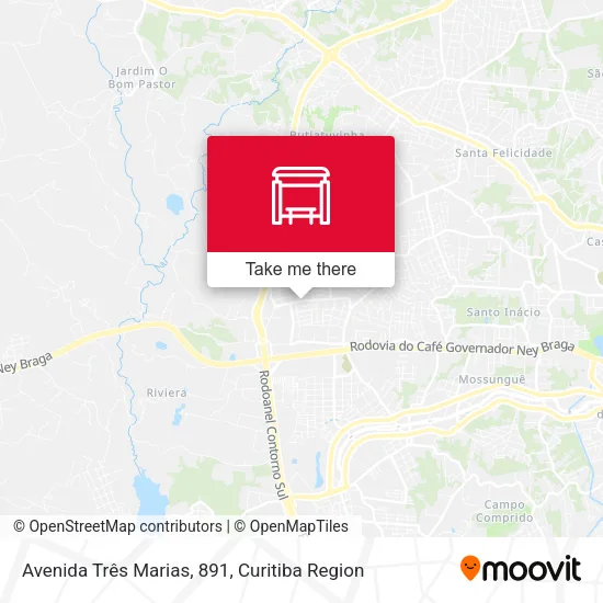 Avenida Três Marias, 891 map