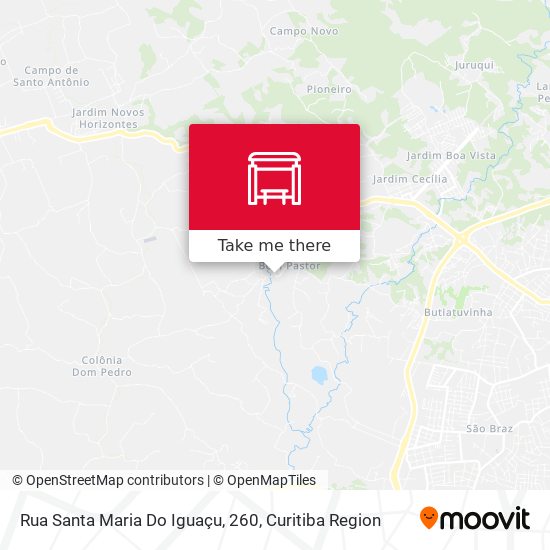 Rua Santa Maria Do Iguaçu, 260 map