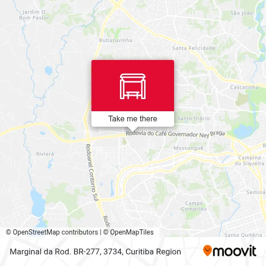 Marginal da Rod. BR-277, 3734 map