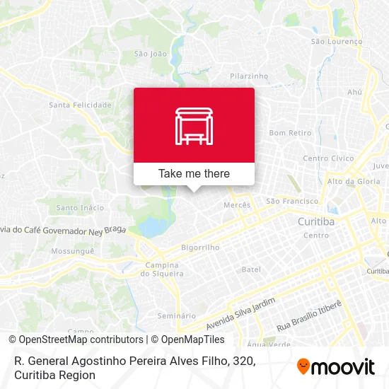 R. General Agostinho Pereira Alves Filho, 320 map