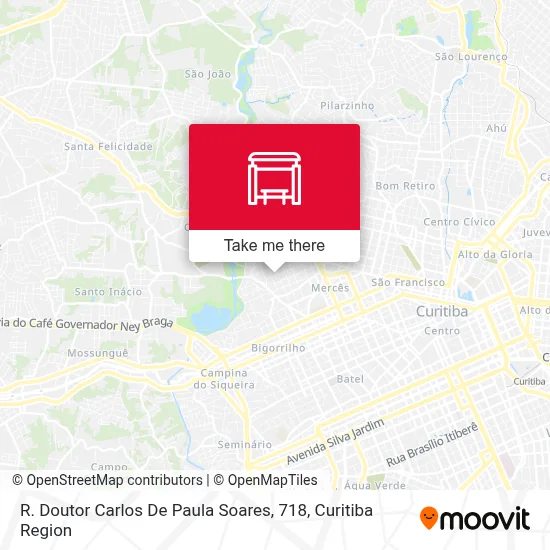 R. Doutor Carlos De Paula Soares, 718 map