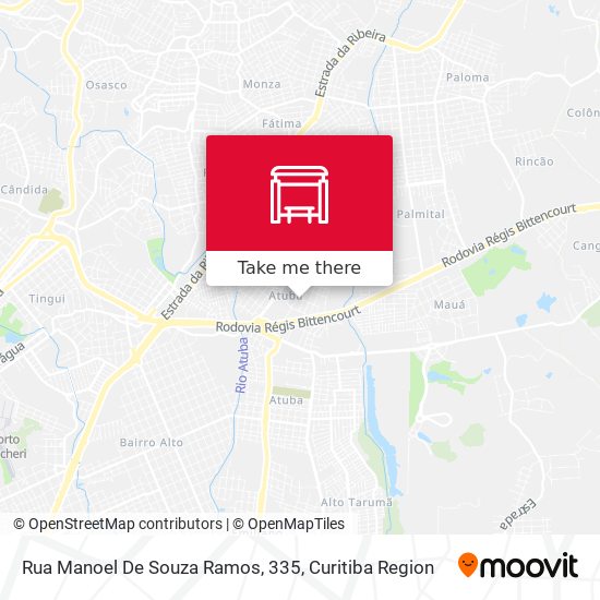 Rua Manoel De Souza Ramos, 335 map