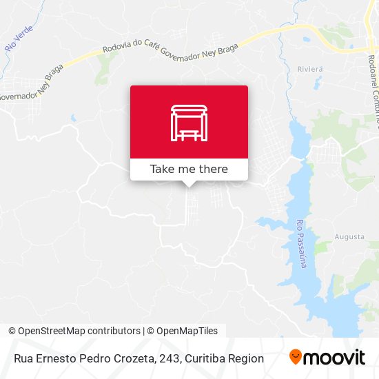 Rua Ernesto Pedro Crozeta, 243 map