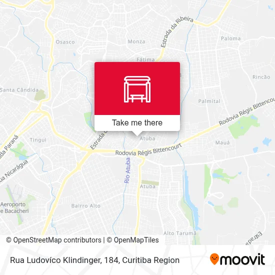 Rua Ludovíco Klindinger, 184 map