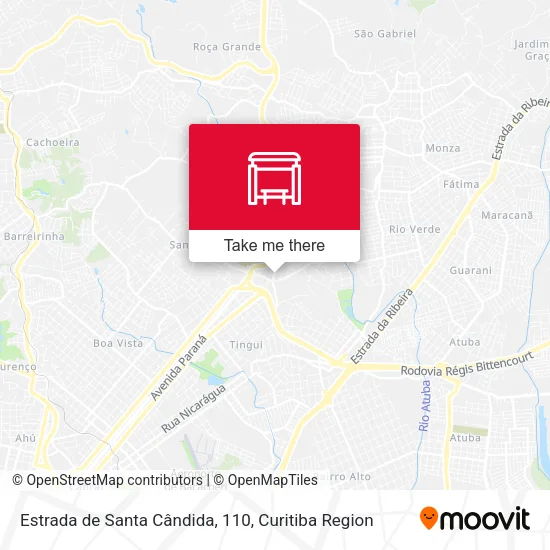 Estrada de Santa Cândida, 110 map