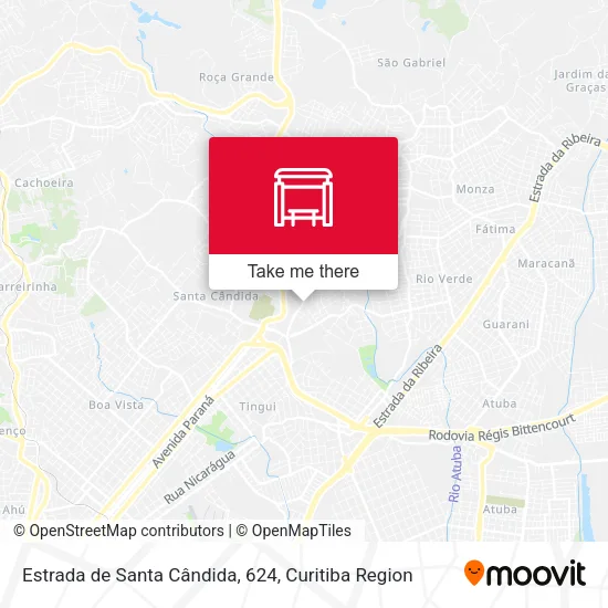 Estrada de Santa Cândida, 624 map