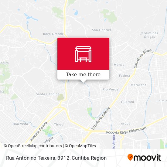 Rua Antonino Teixeira, 3912 map