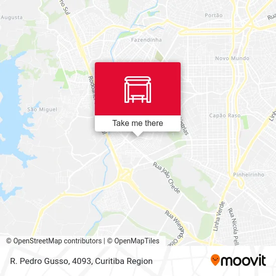 R. Pedro Gusso, 4093 map