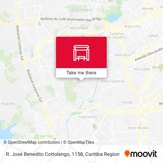 R. José Benedito Cottolengo, 1158 map