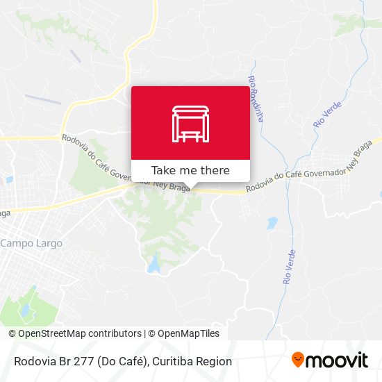 Rodovia Br 277 (Do Café) map