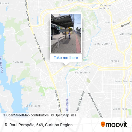 R. Raul Pompéia, 649 map