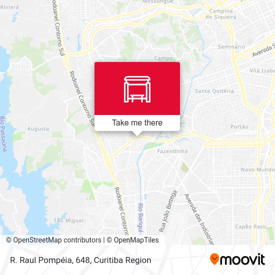 R. Raul Pompéia, 648 map