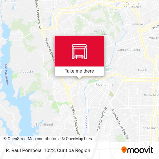 R. Raul Pompéia, 1022 map