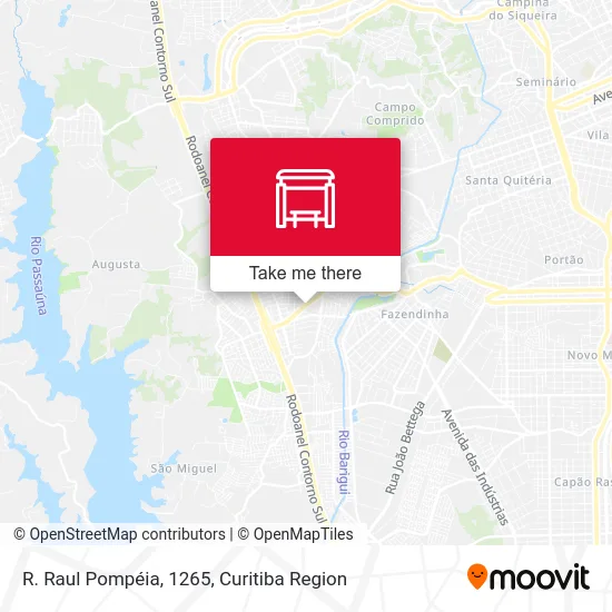 R. Raul Pompéia, 1265 map