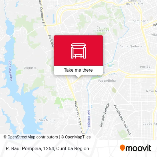 R. Raul Pompéia, 1264 map