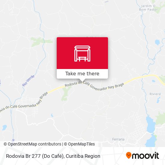 Rodovia Br 277 (Do Café) map