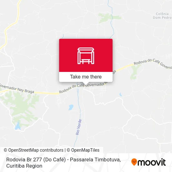 Rodovia Br 277 (Do Café) - Passarela Timbotuva map