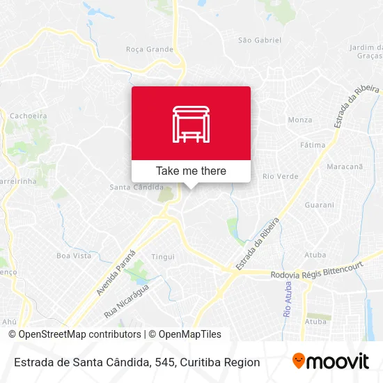 Estrada de Santa Cândida, 545 map