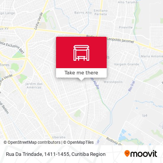 Rua Da Trindade, 1411-1455 map