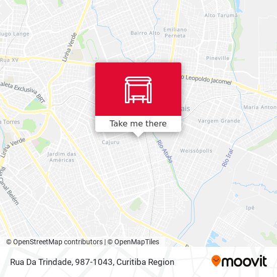 Rua Da Trindade, 987-1043 map