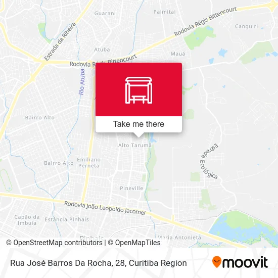 Rua José Barros Da Rocha, 28 map