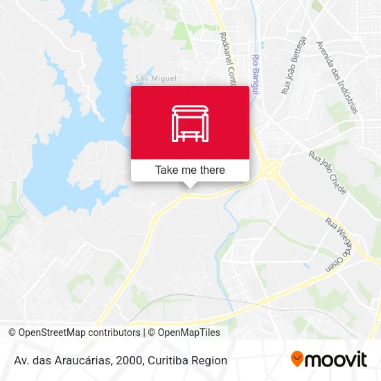 Av. das Araucárias, 2000 map