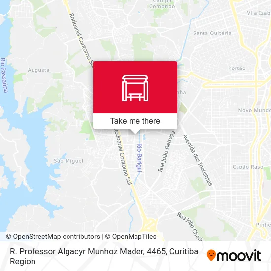 R. Professor Algacyr Munhoz Mader, 4465 map