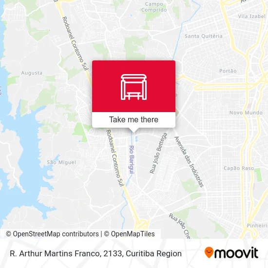 R. Arthur Martins Franco, 2133 map