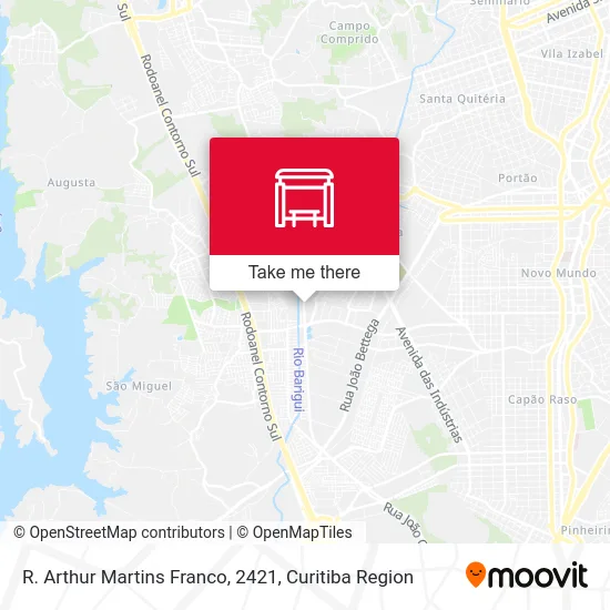 R. Arthur Martins Franco, 2421 map