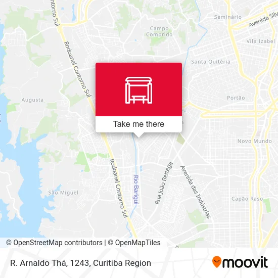 R. Arnaldo Thá, 1243 map