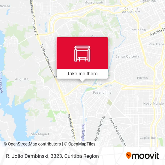 R. João Dembinski, 3323 map