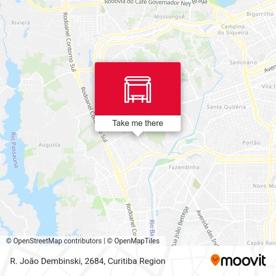 R. João Dembinski, 2684 map