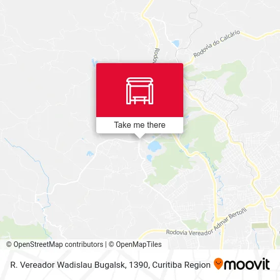 R. Vereador Wadislau Bugalsk, 1390 map