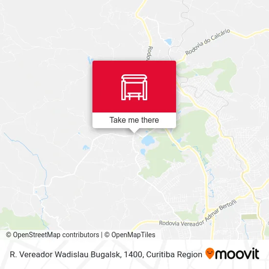 R. Vereador Wadislau Bugalsk, 1400 map