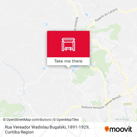 Rua Vereador Wadislau Bugalski, 1891-1929 map