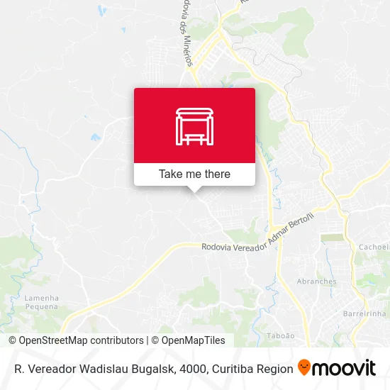 R. Vereador Wadislau Bugalsk, 4000 map