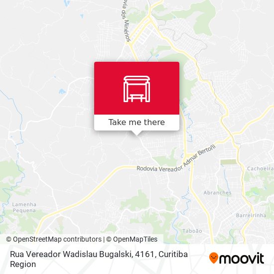 Rua Vereador Wadislau Bugalski, 4161 map