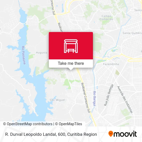 R. Durval Leopoldo Landal, 600 map