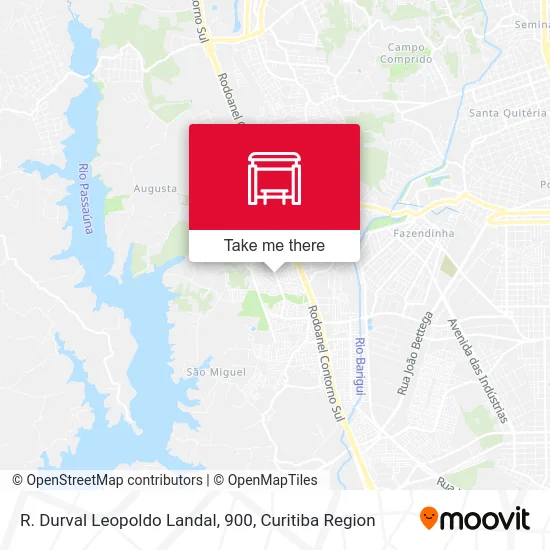 R. Durval Leopoldo Landal, 900 map