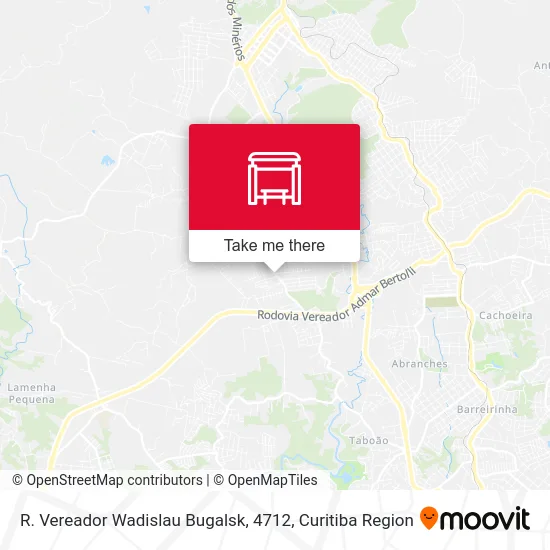 R. Vereador Wadislau Bugalsk, 4712 map
