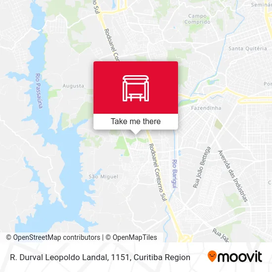 R. Durval Leopoldo Landal, 1151 map