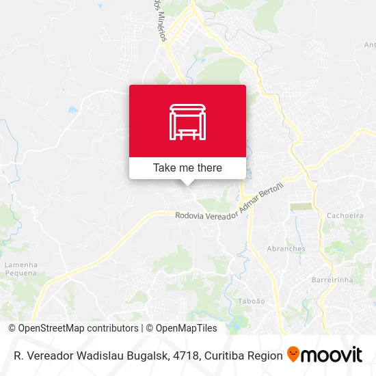 R. Vereador Wadislau Bugalsk, 4718 map