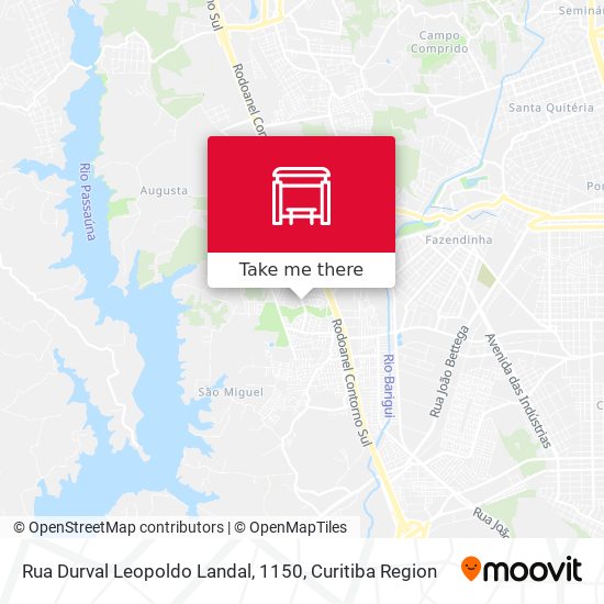 Rua Durval Leopoldo Landal, 1150 map