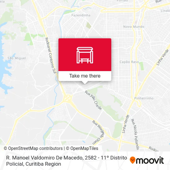 R. Manoel Valdomiro De Macedo, 2582 - 11º Distrito Policial map