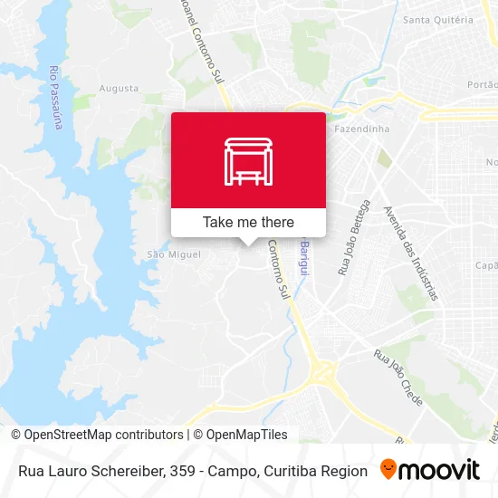 Rua Lauro Schereiber, 359 - Campo map