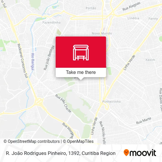 R. João Rodrigues Pinheiro, 1392 map