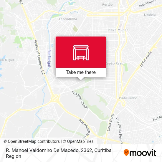 R. Manoel Valdomiro De Macedo, 2362 map